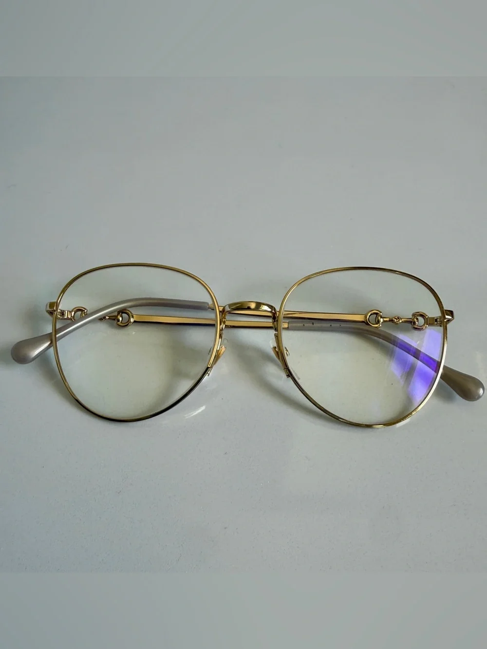 Gucci Horsebit Round Eyeglasses